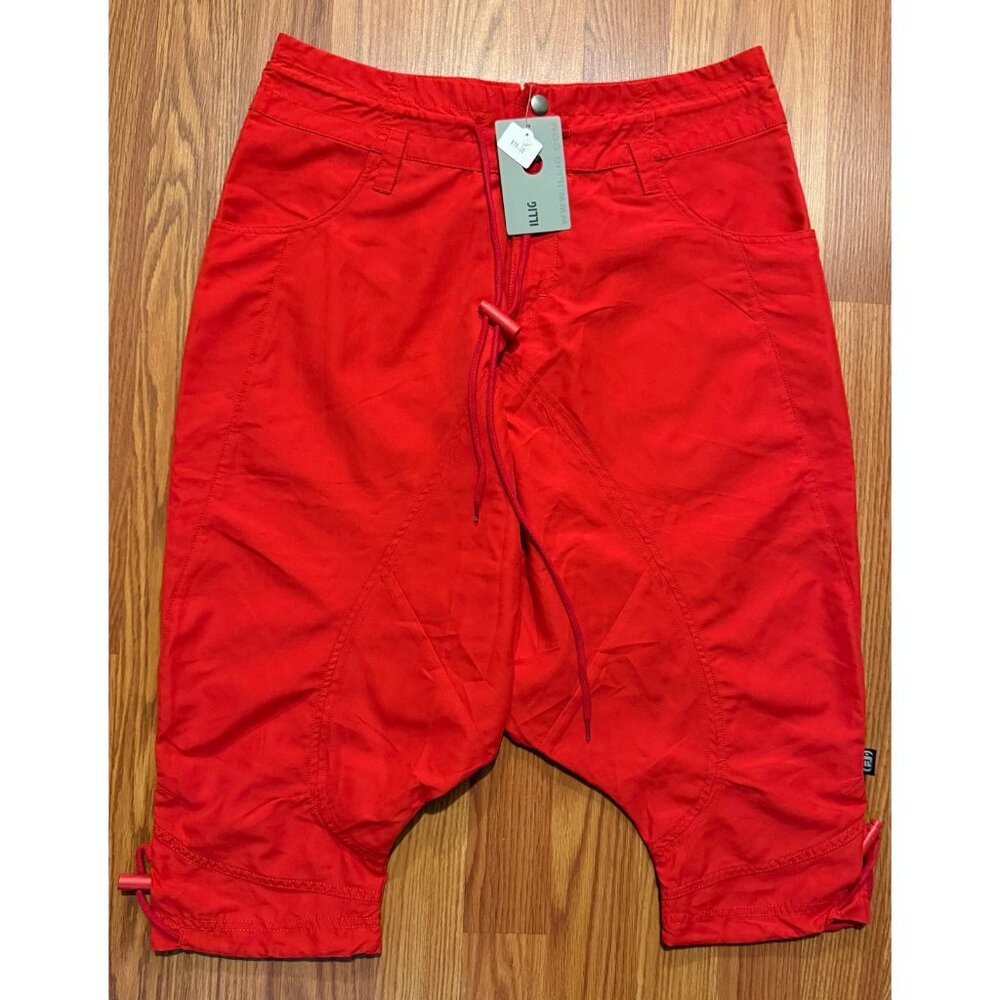 ILLIG x LA Body Red Grunge Goth Harem Shorts Mens S 10" Hip Hop NWT RARE